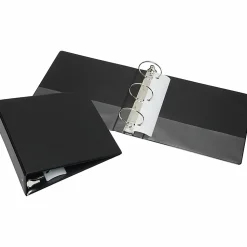 SKILCRAFT® 3-Ring Binder, 3" Round Rings, Black (AbilityOne 7510-01-278-4129)