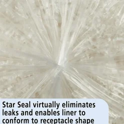 SKILCRAFT Shredder Bags, 24" x 26", 10 Gallons, Clear, 50 Bags Per Roll, Set Of 2 Rolls, (AbilityOne 8105-01-557-4975)