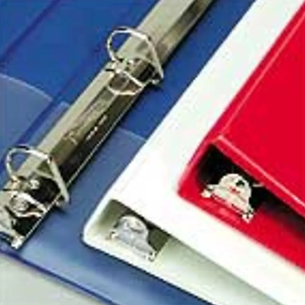 SKILCRAFT® Slant D-Ring View Binder, 1 1/2" Rings, 8 1/2" x 11", Red