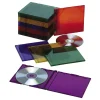 SKILCRAFT Slim CD Case, Assorted, Pack Of 25 (AbilityOne 7045-01-554-7682)