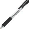 SKILCRAFT SLV-Performer Retractable Ballpoint Pen - Medium Pen Point - 1 mm Pen Point Size - Retractable - Black - Clear Plastic Barrel - 1 / Dozen