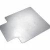 SKILCRAFT Textured Floor Mat For Carpet, For Medium-Pile Carpets, 45"W x 53"D, 20"W x 10"D Lip, Clear (AbilityOne)