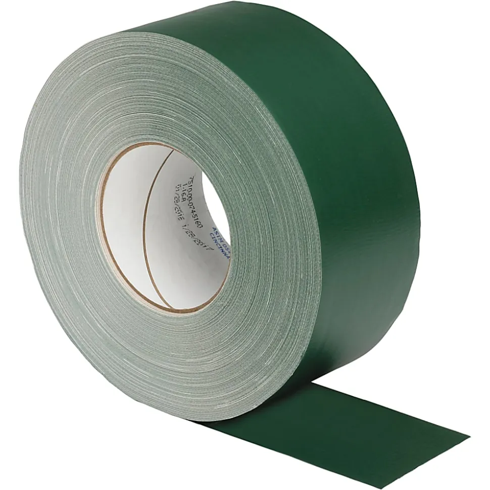 SKILCRAFT The Original 100 MPH Waterproof Tape, 3" x 60 Yd., Dark Green (AbilityOne 7510-00-074-5160)