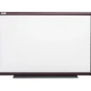 SKILCRAFT® Total Erase Dry-Erase Whiteboard, 24" x 36", Wood Frame With Mahogany Finish (AbilityOne 7110 01 622 2128)