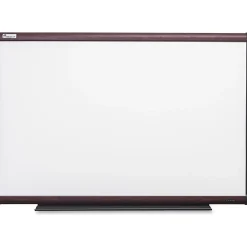 SKILCRAFT® Total Erase Dry-Erase Whiteboard, 24" x 36", Wood Frame With Mahogany Finish (AbilityOne 7110 01 622 2128)
