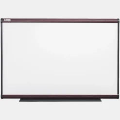 SKILCRAFT® Total Erase Dry-Erase Whiteboard, 24" x 36", Wood Frame With Mahogany Finish (AbilityOne 7110 01 622 2128)
