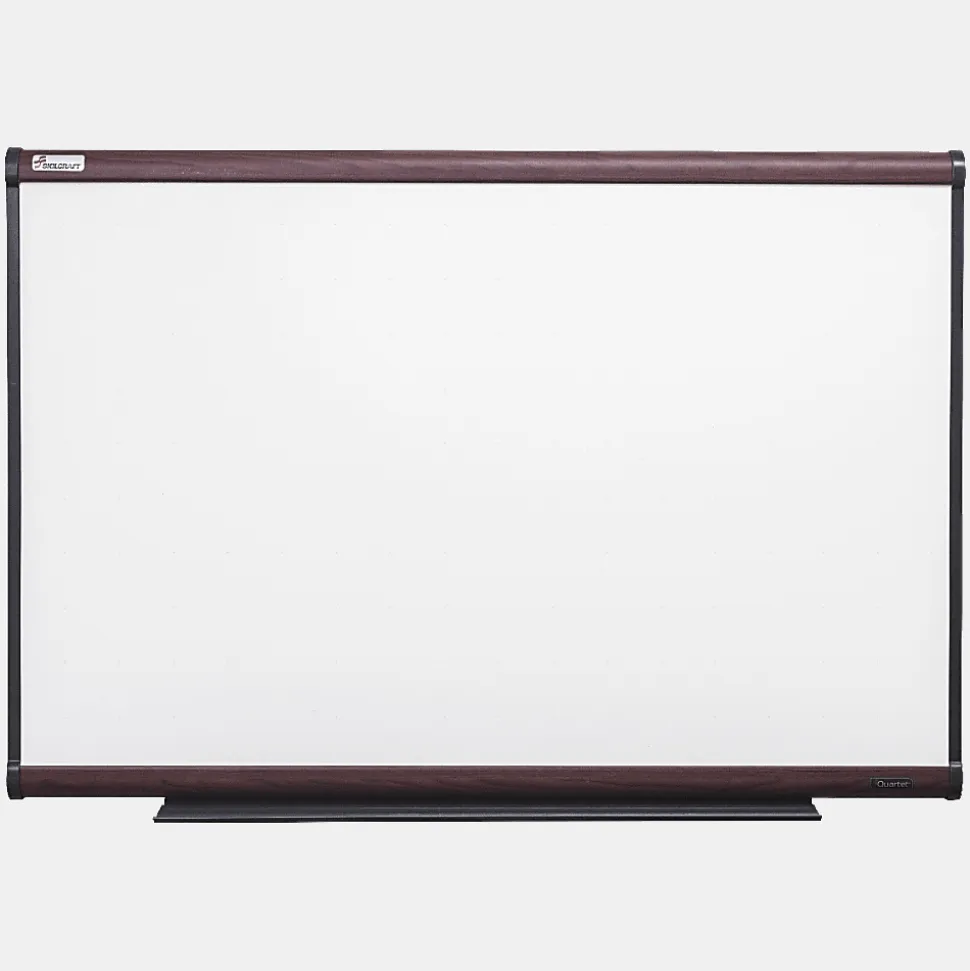 SKILCRAFT® Total Erase Dry-Erase Whiteboard, 24" x 36", Wood Frame With Mahogany Finish (AbilityOne 7110 01 622 2128)