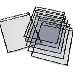 SKILCRAFT® Transparent Poly Envelopes, Clear, Pack Of 100 (AbilityOne 7510-00-272-9805)