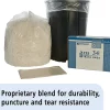 SKILCRAFT Trash Bags, 34 gal, 32"H x 44"W, Clear, 100 Bags (AbilityOne NSN1506256)