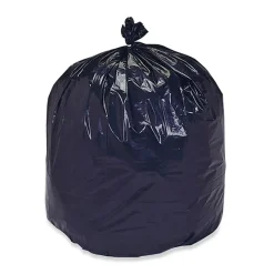 SKILCRAFT Trash Can Liners, Heavy Duty, 1.5mil, 38" x 60", 55-60 Gallon, Carton Of 100 (AbilityOne 8105-01-386-2399)