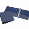 SKILCRAFT View 3-Ring Binder, 2" D-Rings, Blue (AbilityOne 7510-01-417-1884)
