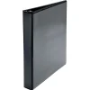 SKILCRAFT View 3-Ring Binder, 1" D-Rings, Black (AbilityOne 7510-01-420-8078)