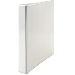 SKILCRAFT View 3 Ring Binder, 1" D Rings, White (AbilityOne 7510 01 384 8786)