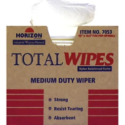 SKILCRAFT Wiping Heavy-Duty 4 Ply Towels, Box Of 150 (AbilityOne 7920-01-448-7053)