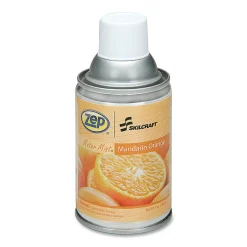 SKILCRAFT® Zep® Meter Mist Air Freshener Refill, 7 Oz., Mandarin Orange, Pack Of 12 (AbilityOne 6840-01-459-8263)