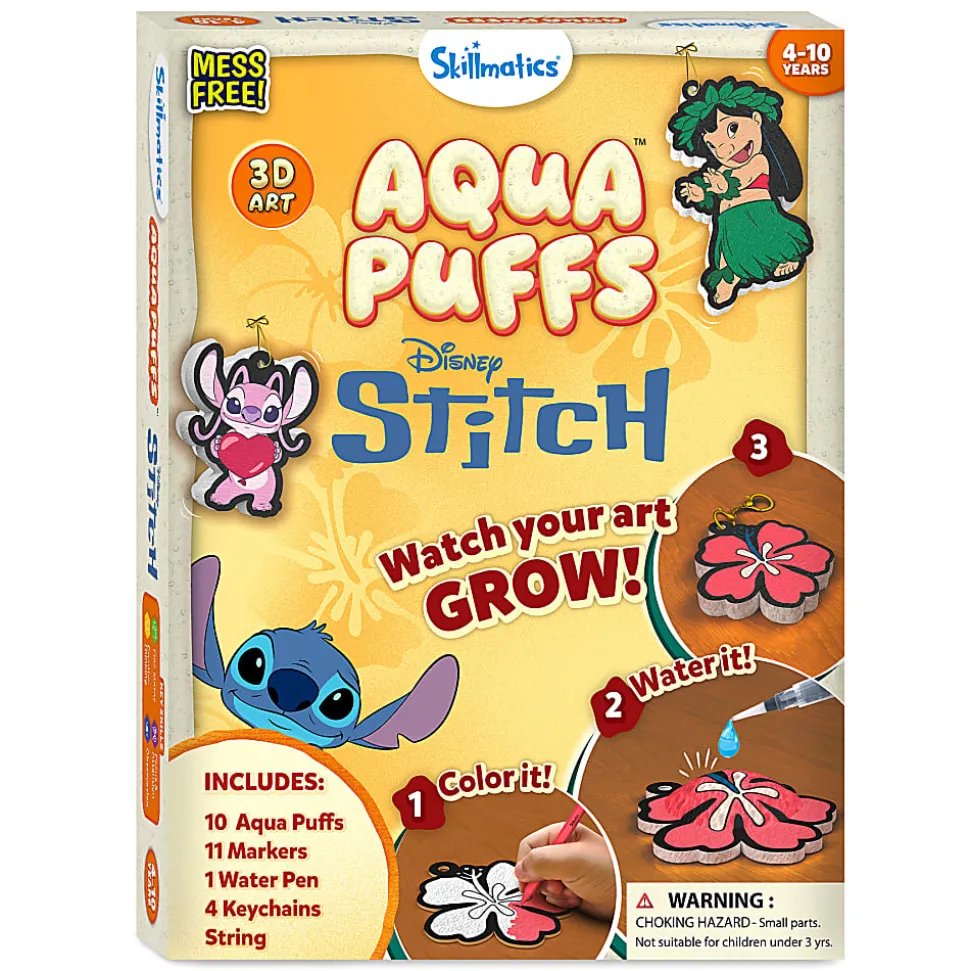 Skillmatics Aqua Puffs 3D Art Kit, Disney Stitch