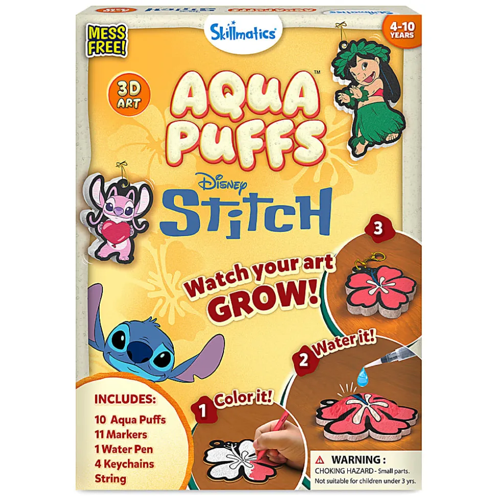 Skillmatics Aqua Puffs 3D Art Kit, Disney Stitch