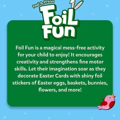 Skillmatics Foil Fun Easter Cards Craft Kit, Kit Of 180 Pieces