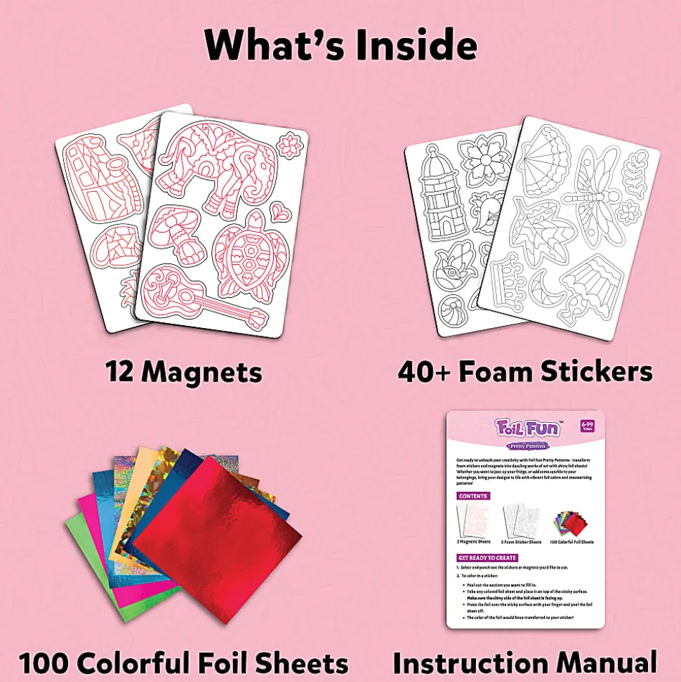Skillmatics Foil Fun Pretty Patterns Craft Kit