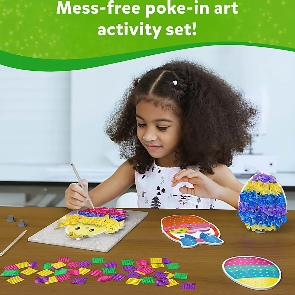 Skillmatics Poke-in Art Easter Craft Kit, Kit Of 500 Pieces