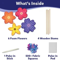 Skillmatics Poke in Art Flower Bouquet Craft Kit