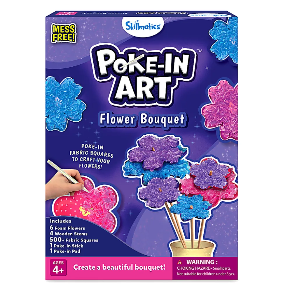 Skillmatics Poke in Art Flower Bouquet Craft Kit