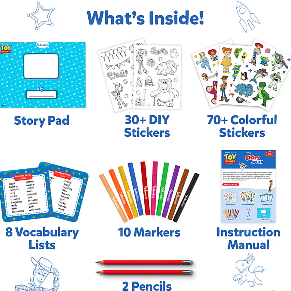 Skillmatics Storybook Art Kit, Toy Story, Set Of 122 Pieces
