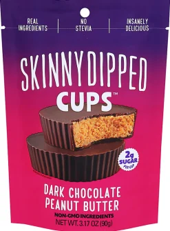 Skinnydipped Peanut Butter Dark Chocolate Cups, 3.17 Oz, Total Qty 10
