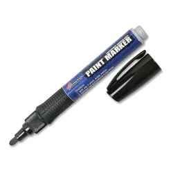 SKM Super Met-Al Paint Markers, 6/Pack (AbilityOne 7520-01-588-9099)