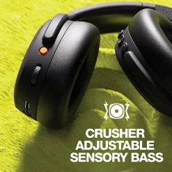 Skullcandy Crusher ANC 2 Bluetooth® Over-Ear Sensory Bass Headphones With Microphone, Black, S6CAW-R740