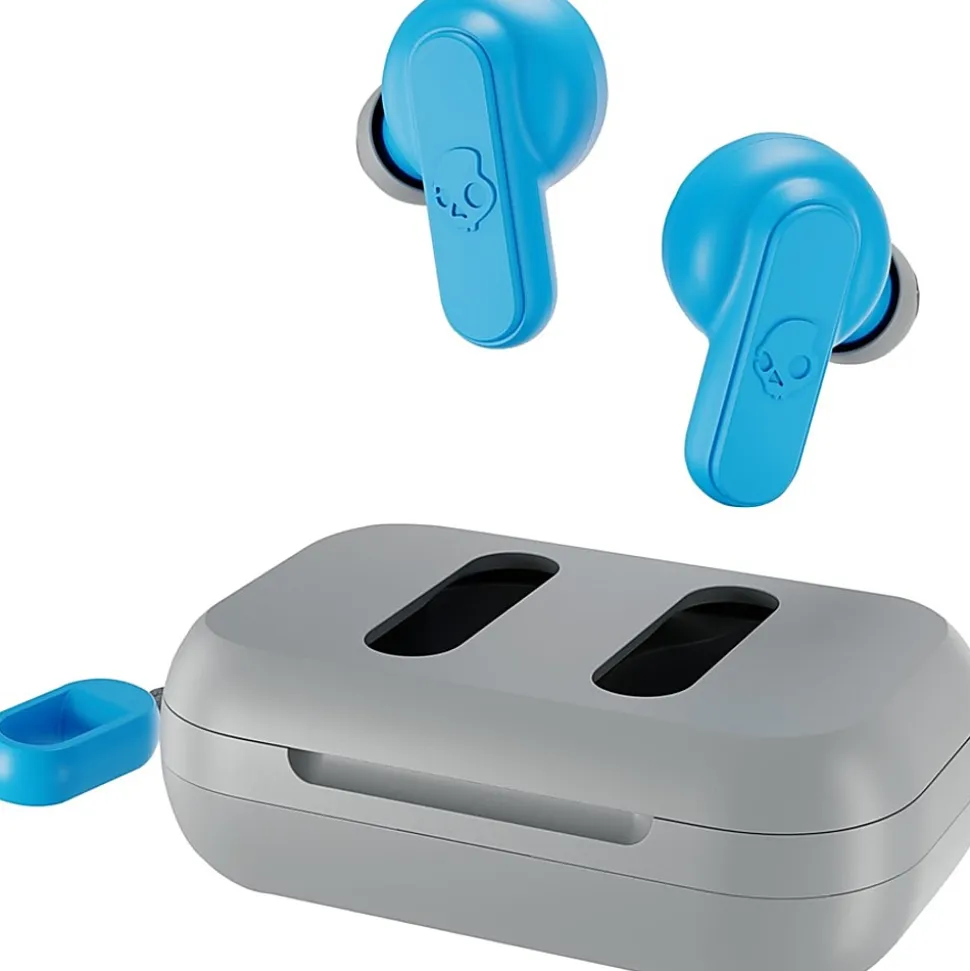 Skullcandy Dime 2 In-Ear True Wireless Headphones, Blue/Light Gray