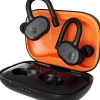 Skullcandy Push Active In-Ear True Wireless Headphones, Black/Orange
