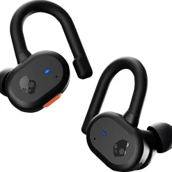 Skullcandy Push Active In-Ear True Wireless Headphones, Black/Orange