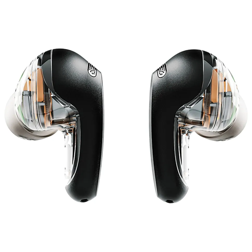Skullcandy Rail True Wireless Noise-Canceling Bluetooth® Earbuds With Microphone And Charging Case, True Black, S2IPW-P740