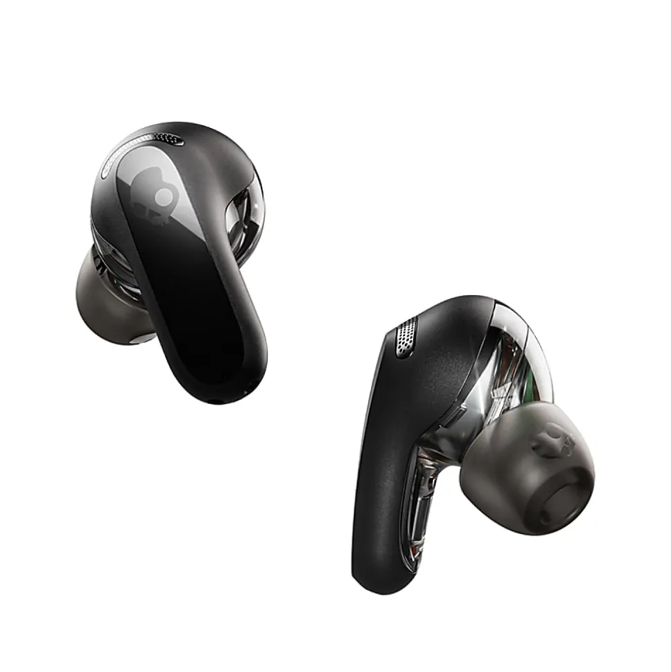 Skullcandy Rail True Wireless Noise-Canceling Bluetooth® Earbuds With Microphone And Charging Case, True Black, S2IPW-P740
