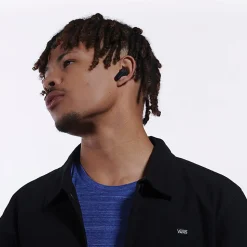 Skullcandy Rail True Wireless Noise-Canceling Bluetooth® Earbuds With Microphone And Charging Case, True Black, S2IPW-P740