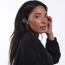 Skullcandy Rail True Wireless Noise-Canceling Bluetooth® Earbuds With Microphone And Charging Case, True Black, S2IPW-P740