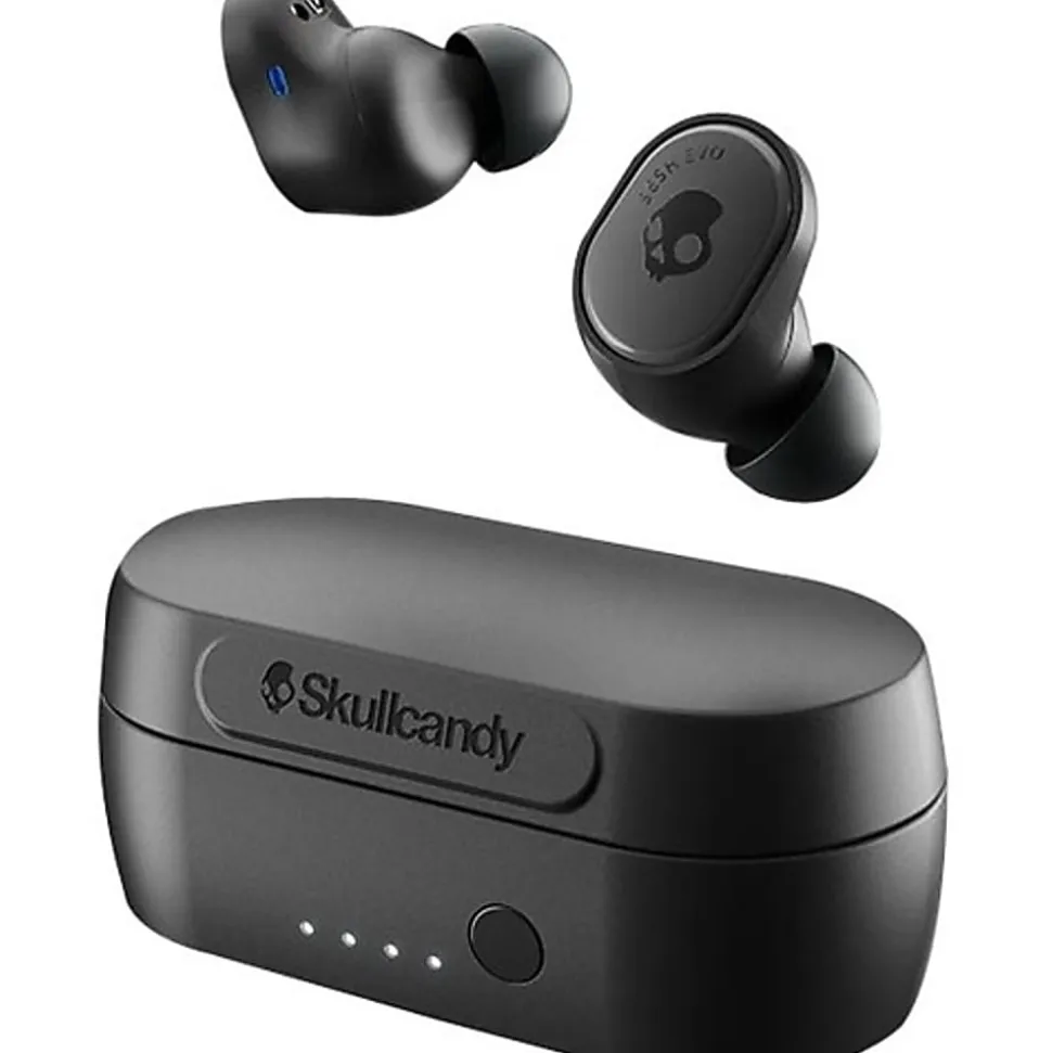 Skullcandy Sesh Evo True Wireless Earbuds - Stereo - True Wireless - Bluetooth - 32 Ohm - 20 Hz to 20 kHz - Earbud - In-ear - Black