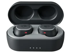 Skullcandy Sesh - True wireless earphones with mic - in-ear - Bluetooth - active noise canceling - black/orange