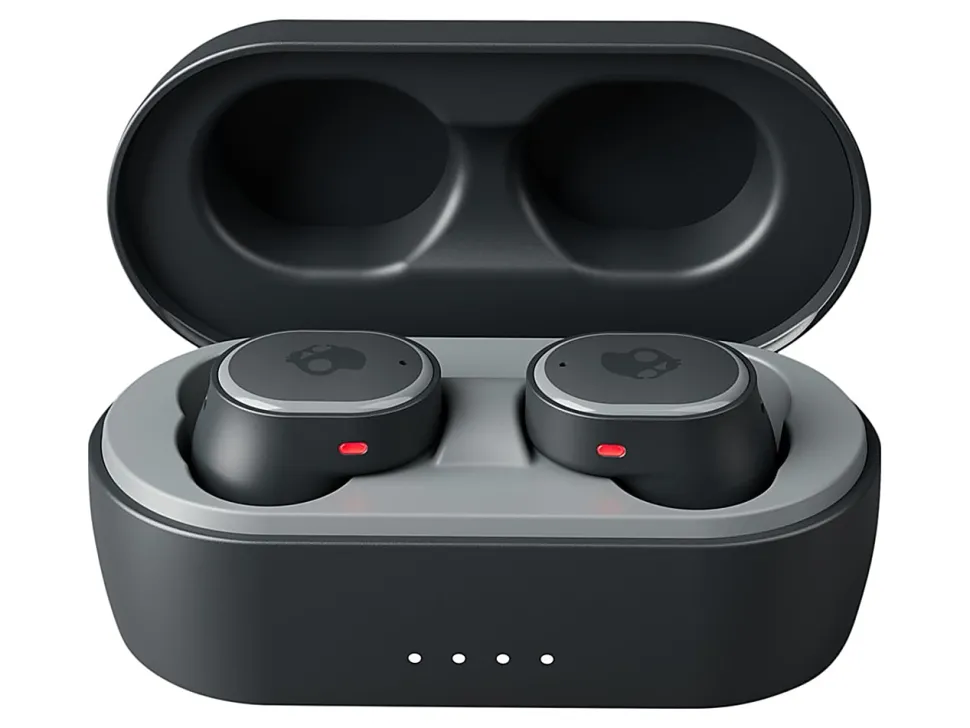 Skullcandy Sesh - True wireless earphones with mic - in-ear - Bluetooth - active noise canceling - black/orange