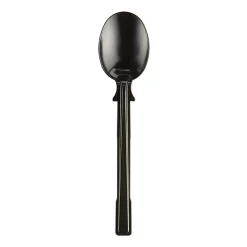 SmartStock T-Series Disposable Cutlery Refills, Polystyrene Soup Spoons, Black, 40 Soup Spoons Per Refill, Box Of 24 Refills