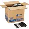 SmartStock® T-Series Disposable Cutlery Refills, Polystyrene Teaspoons, Black, 40 Teaspoons Per Refill, 24 Refills Per Case, 960 Teaspoons