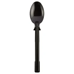 SmartStock® T-Series Disposable Cutlery Refills, Polystyrene Teaspoons, Black, 40 Teaspoons Per Refill, 24 Refills Per Case, 960 Teaspoons