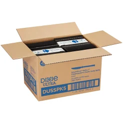 SmartStock T-Series Disposable Cutlery Refills, Polypropylene Knives, Black, 40 Knives Per Refill, Box Of 24 Refills