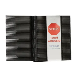 SmartStock T-Series Disposable Cutlery Refills, Polypropylene Knives, Black, 40 Knives Per Refill, Box Of 24 Refills