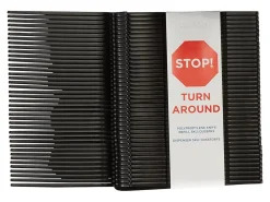SmartStock T-Series Disposable Cutlery Refills, Polypropylene Knives, Black, 40 Knives Per Refill, Box Of 24 Refills