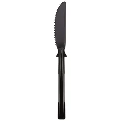 SmartStock T-Series Disposable Cutlery Refills, Polystyrene Knives, Black, 40 Knives Per Refill, Box Of 24 Refills