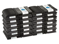 SmartStock T-Series Disposable Cutlery Refills, Polystyrene Knives, Black, 40 Knives Per Refill, Box Of 24 Refills
