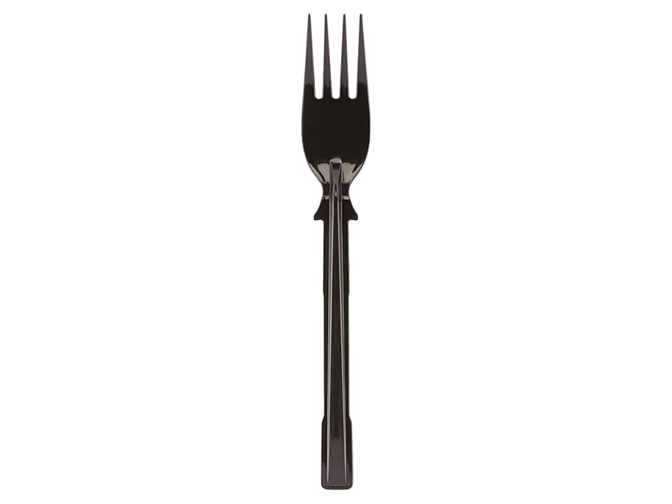 SmartStock T-Series Disposable Cutlery Refills, Polypropylene Forks, Black, 40 Forks Per Refill, Box Of 24 Refills