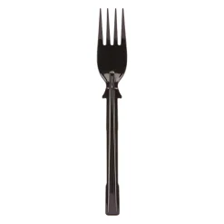 SmartStock T-Series Disposable Cutlery Refills, Polypropylene Forks, Black, 40 Forks Per Refill, Box Of 24 Refills